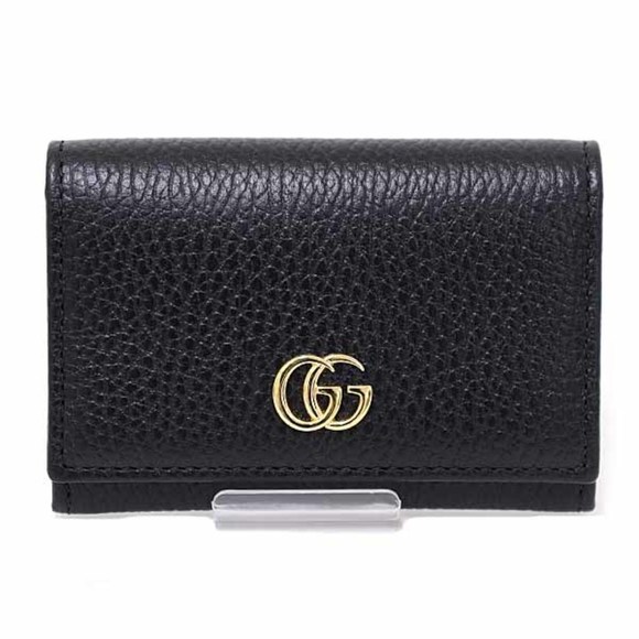 GUCCI Black Leather Card Holder - Picture 1 of 6